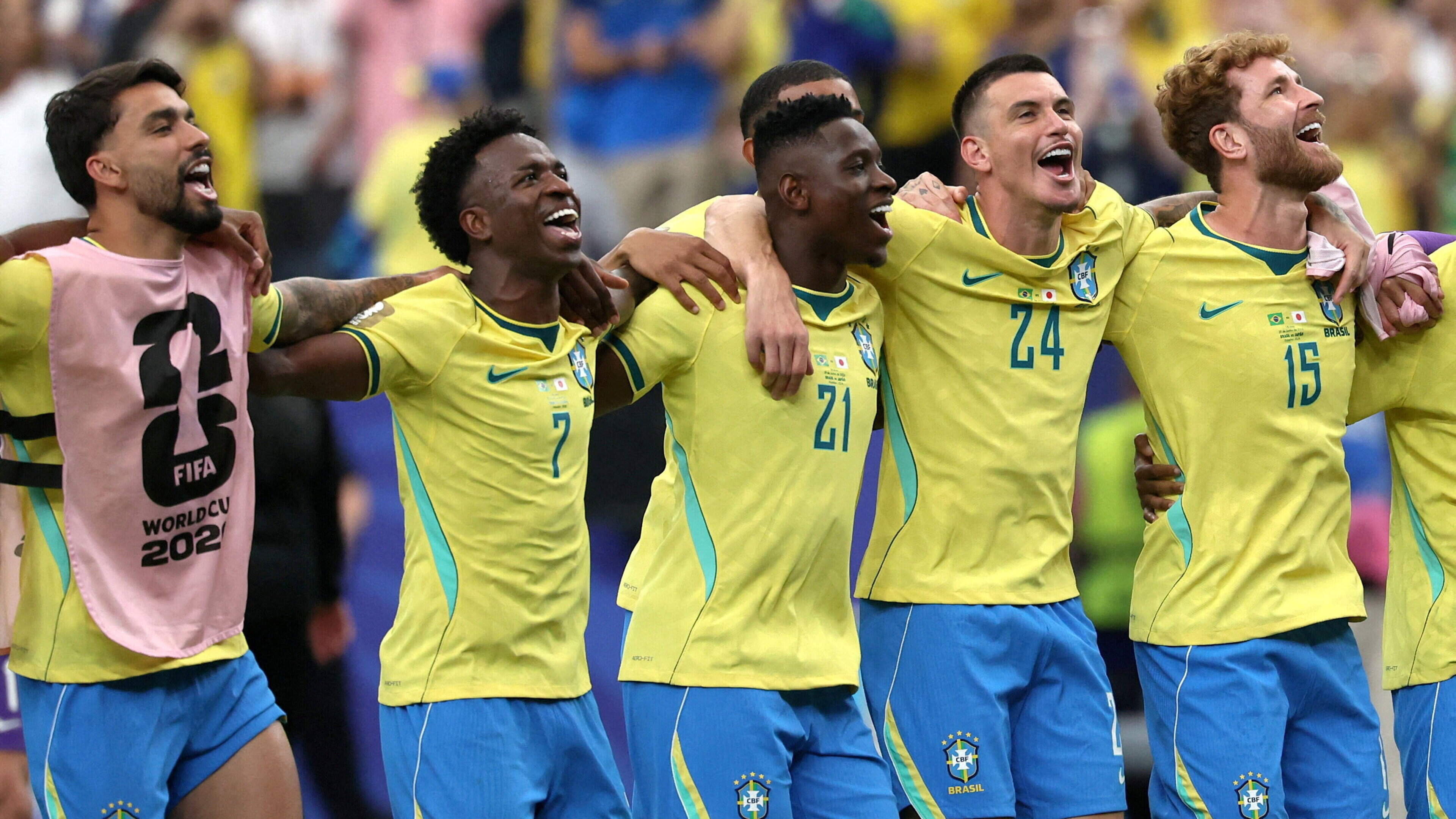 Brazil survive World Cup scare as late, late Gabriel Martinelli goal secures place in last 16